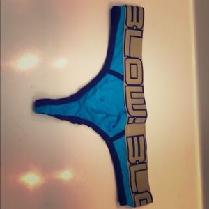 Andrew Christian Blue Blow thong!